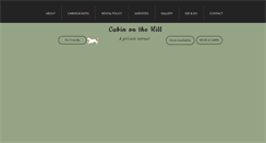 Desktop Screenshot of cabinonthehill.com